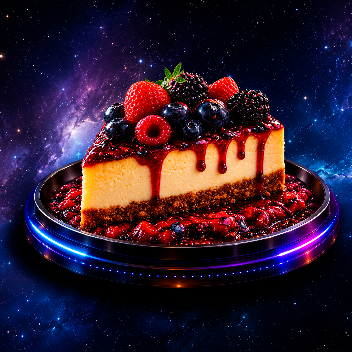 PASTEL DE QUESO CON FRUTOS ROJOS