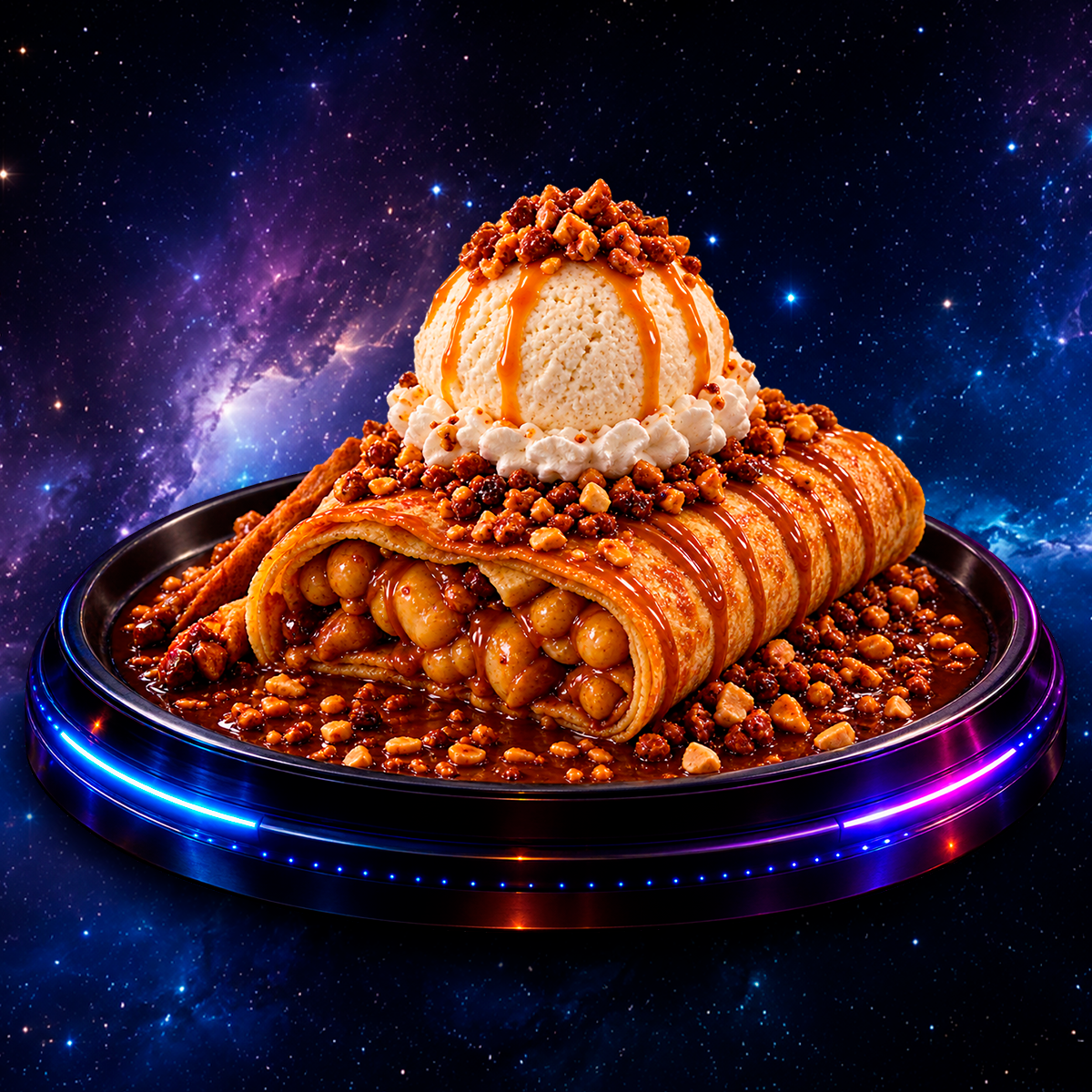 STRUDEL DE MANZANA CON HELADO